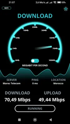 Internet Speed Meter android App screenshot 0